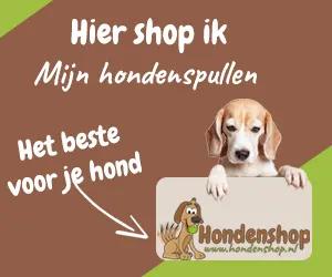 Hondenshop promo banner